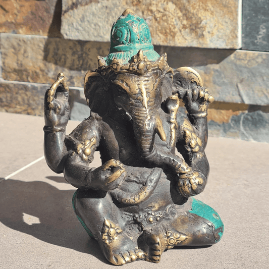 Figura-Bronce-Ganesha-Deidad-Hindu