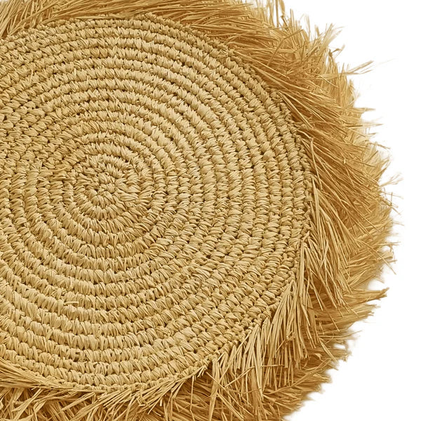 Set de 4 Individuales Rafia