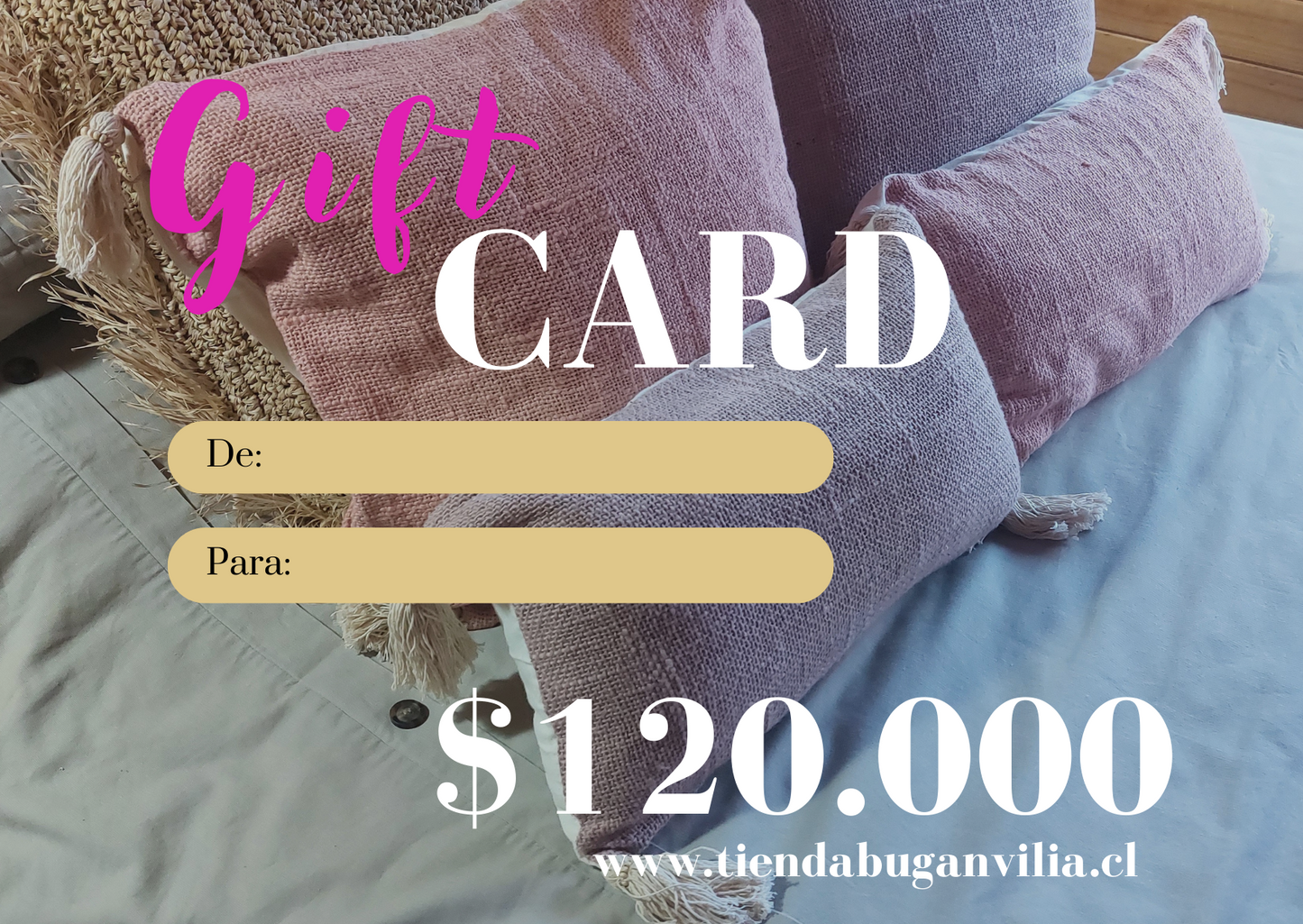 Gift Card Tienda Buganvilia